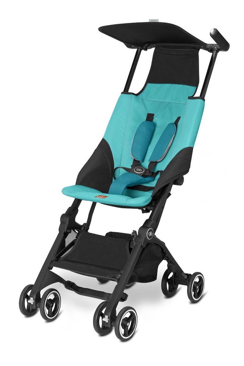 gb Pockit+ All-Terrain, Ultra Compact Lightweight Travel Stroller with Canopy 