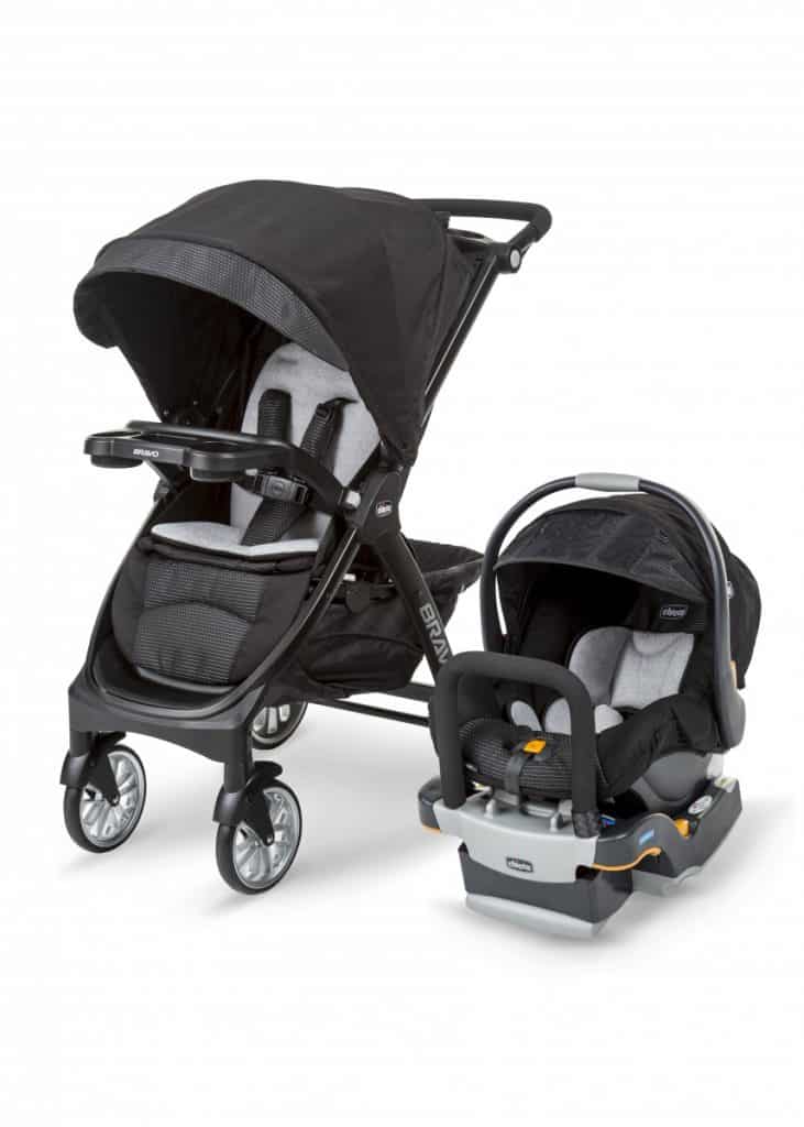 Chicco Bravo Trio Car seat and stand stroller