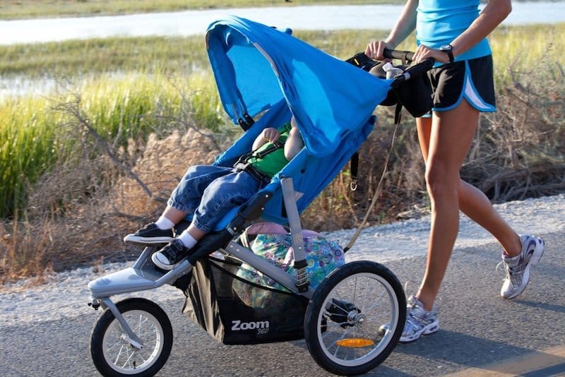 Running With Joovy Zoom 360,double jogging stroller