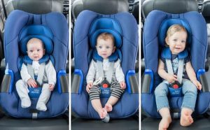 Baby grow in Britax car seat 