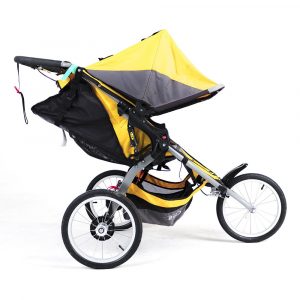 how fold BOB double stroller