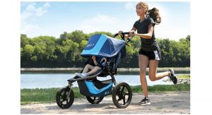 how fold BOB double stroller