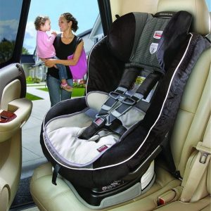 The Britax infant car seat adapter